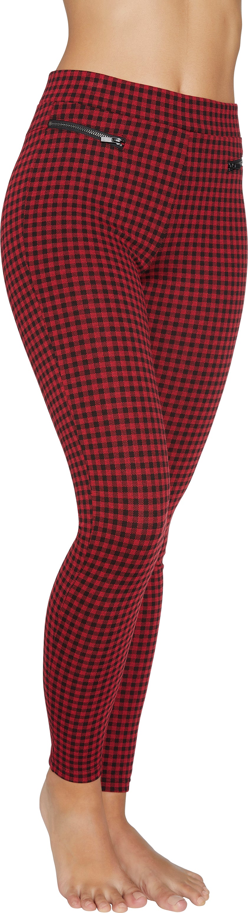 Black&Red High Socks Leggings - Carpatree