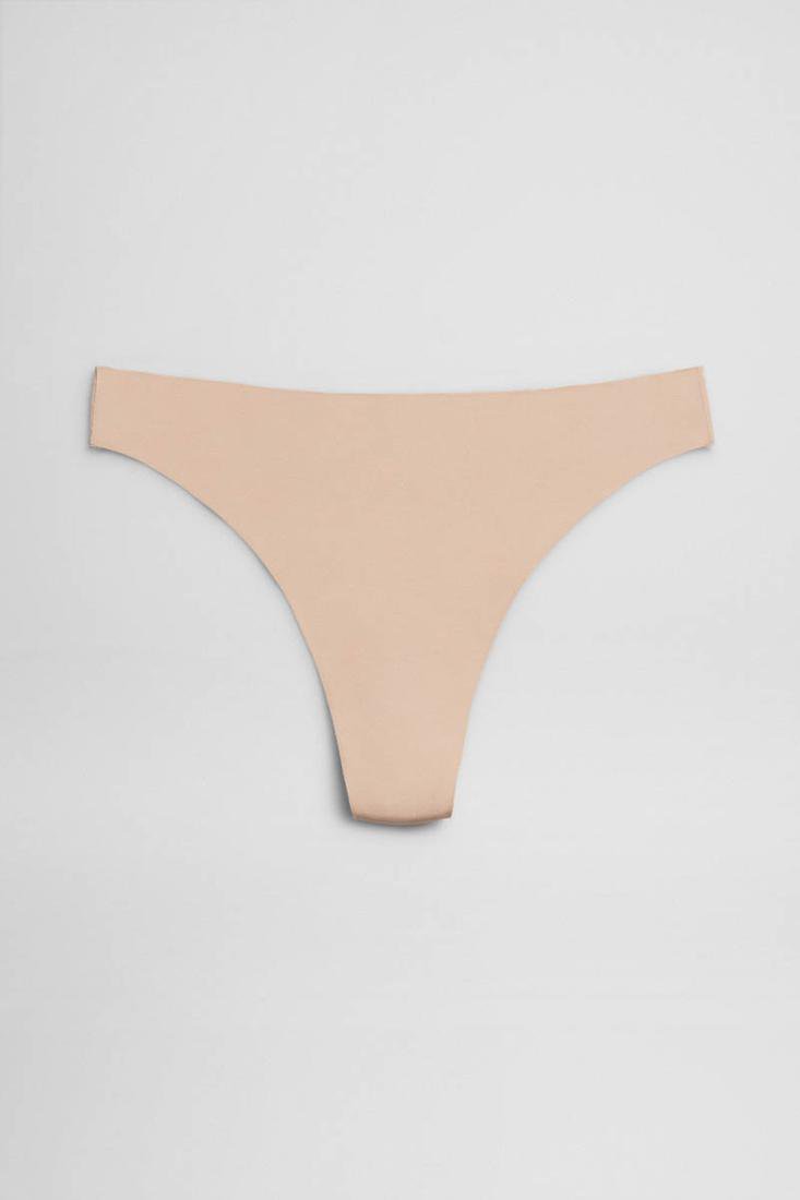 Invisible laser-cut thong
