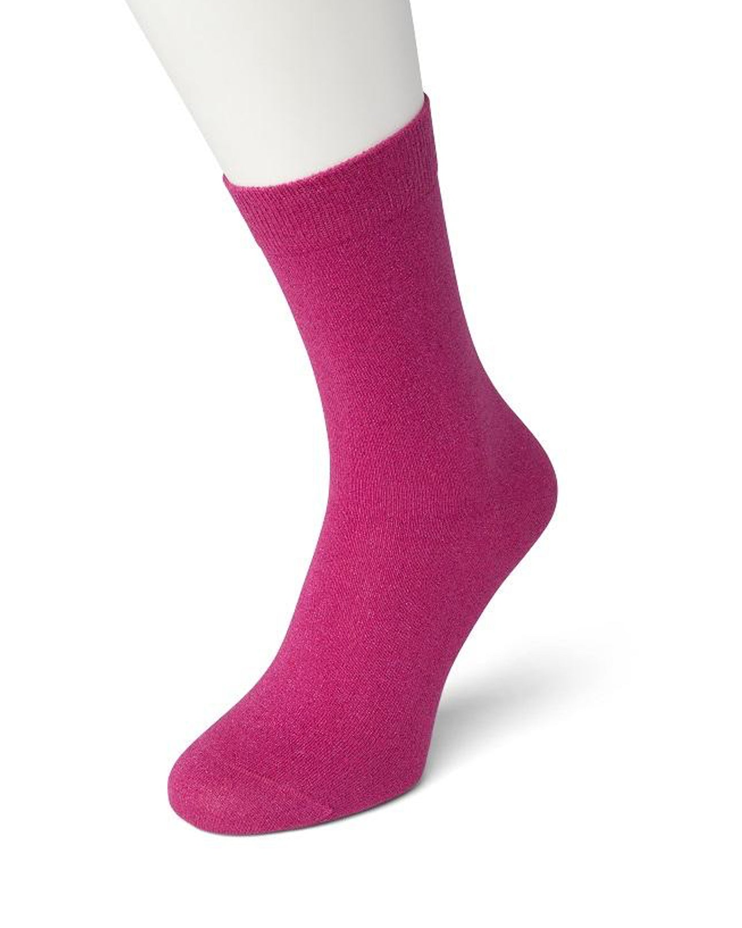 Bonnie Doon BP051138 Cotton Sparkle Socks - Pink (Cheerleader) socks with sparkly glitter lamé lurex