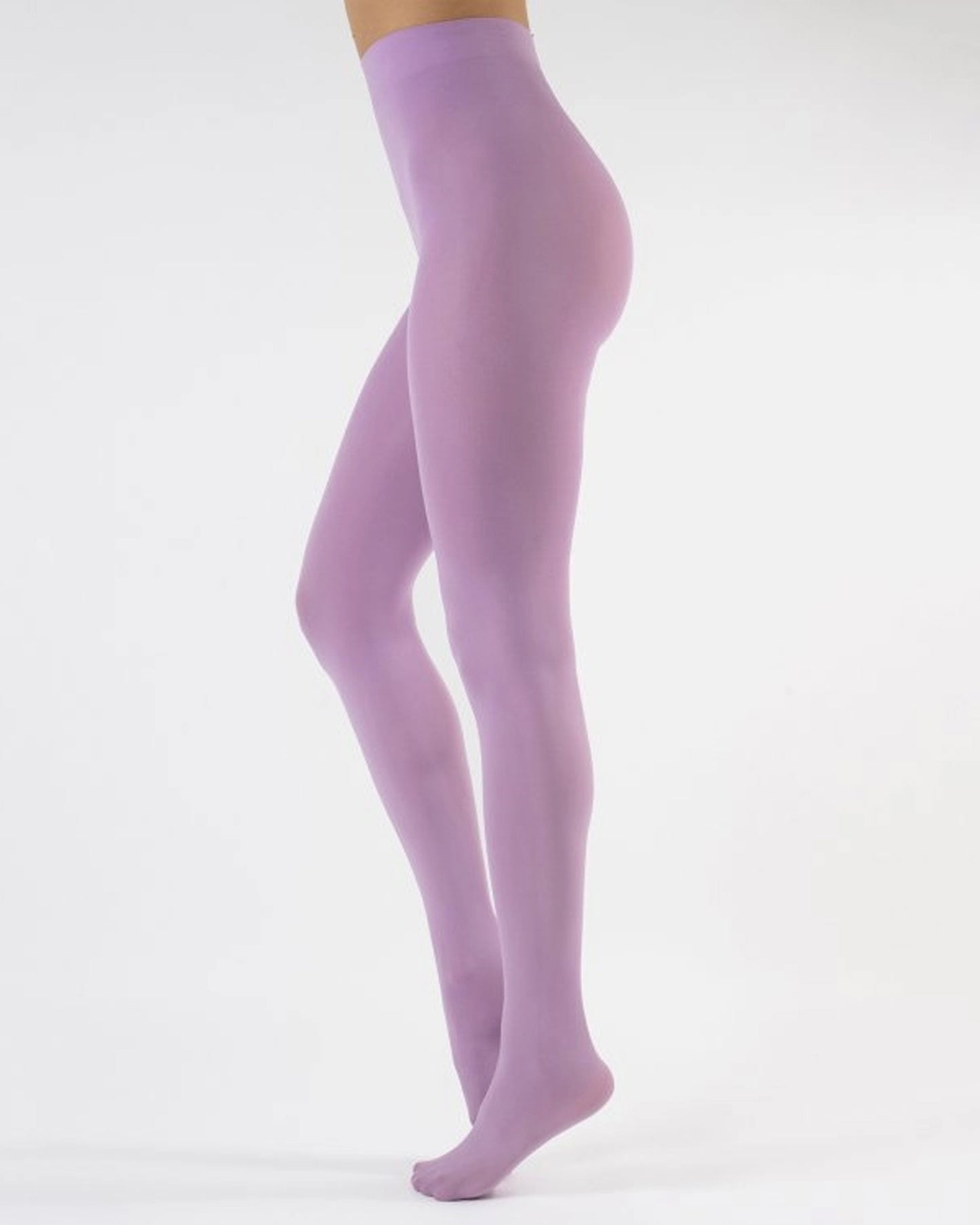 Calzitaly Opaque Tights - 80 den coloured opaque tights in pastel lilac