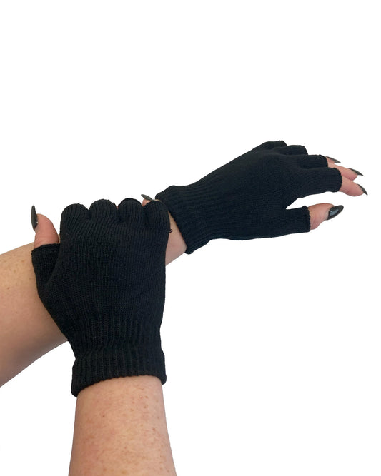 Pamela Mann Knitted Fingerless Gloves