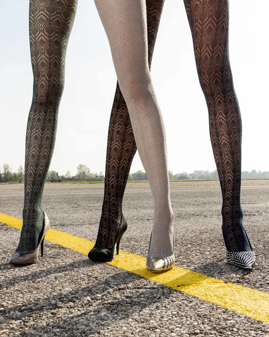 Trasparenze Ilaria 50 Denier Opaque Black Tights at Mayfair Stockings