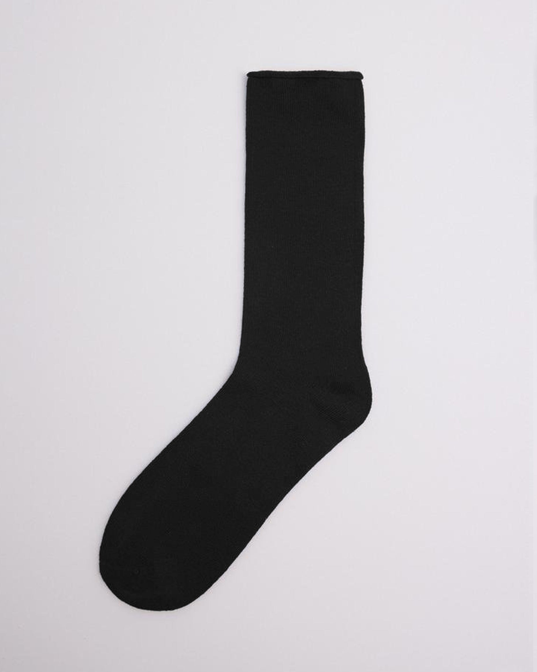 Ysabel Mora - 12726 Basico Sin Puno - no cuff cotton ankle socks in black