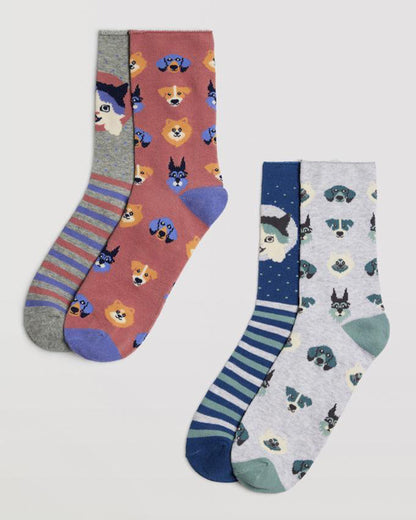 Dog & Cat Twin Socks