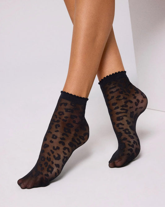 Leopard Print Socks