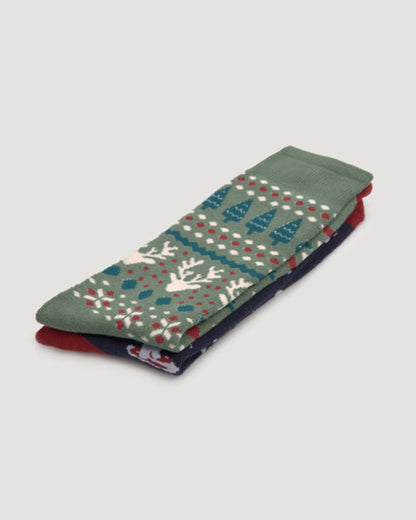 Ysabel Mora 22841 - xmas patterned slipper socks