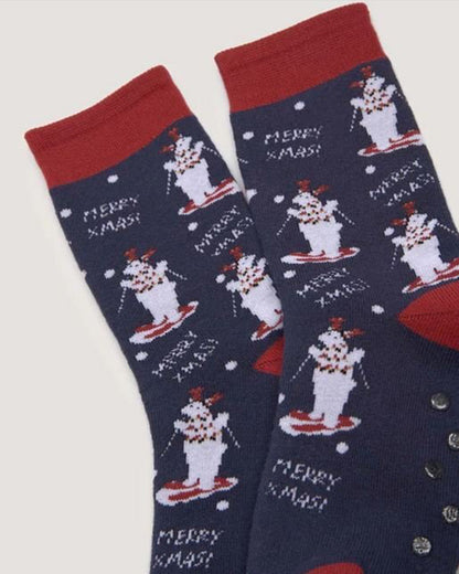 Ysabel Mora 22841 - xmas patterned slipper socks