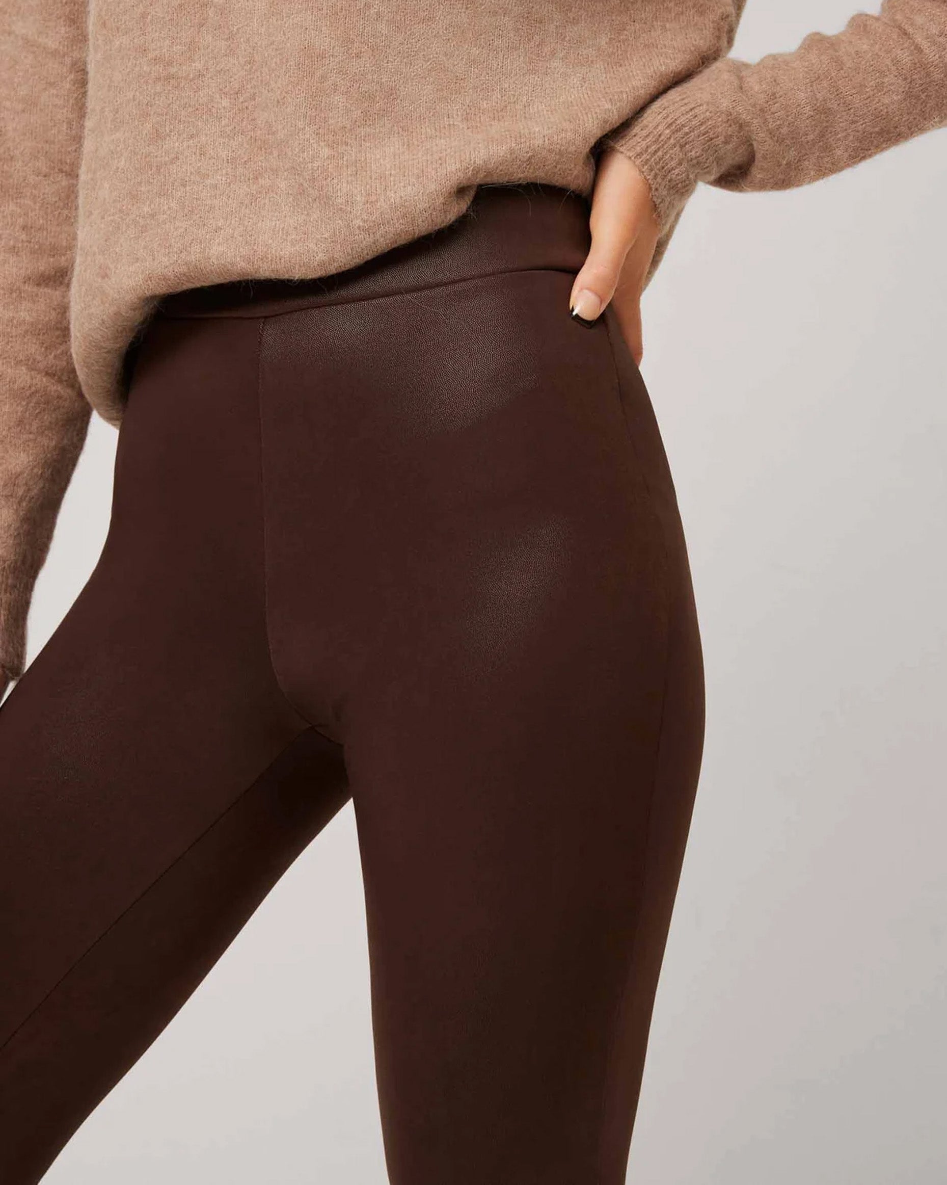 Waxed Thermal Leggings