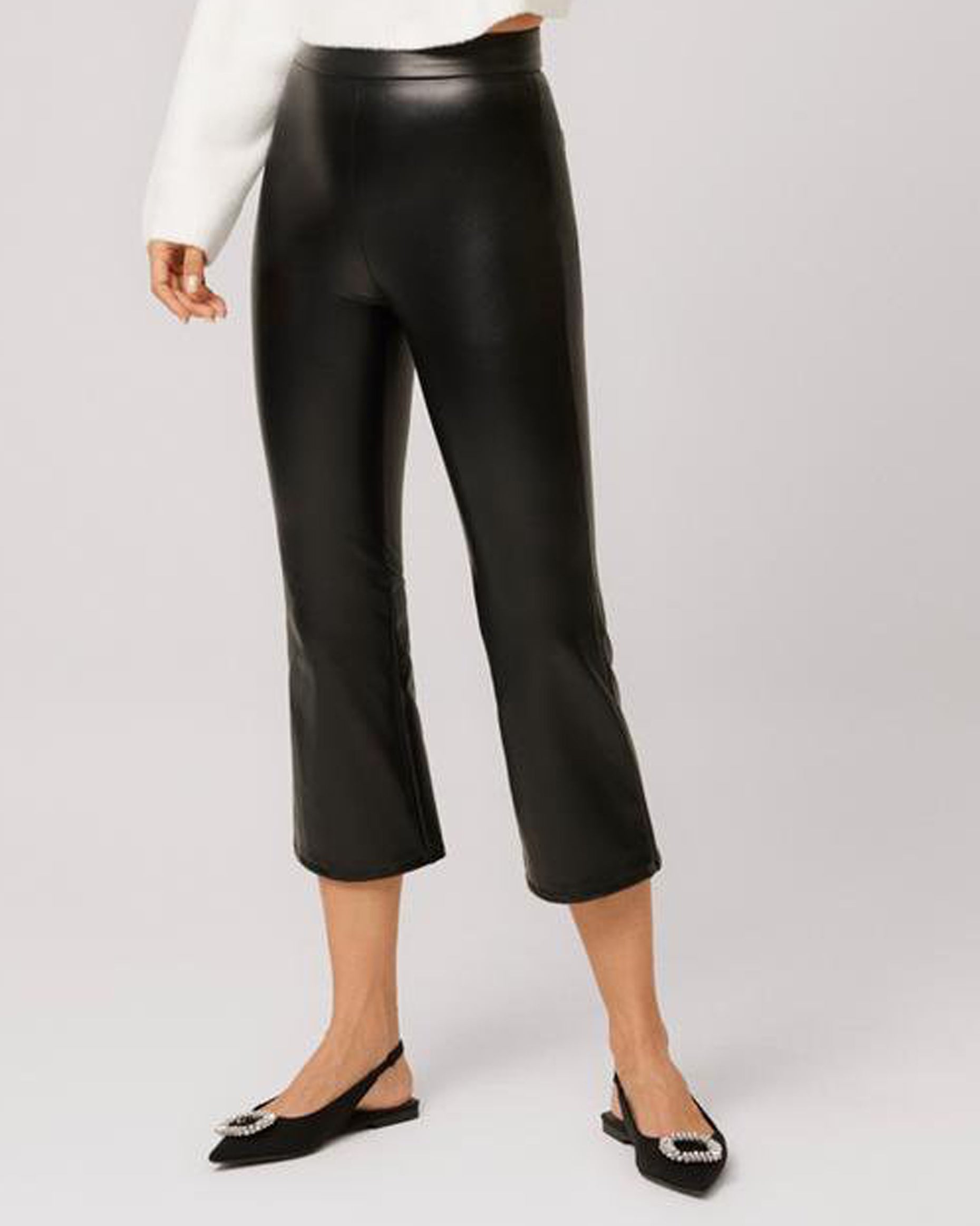 faux leather pants over 50｜TikTok Search