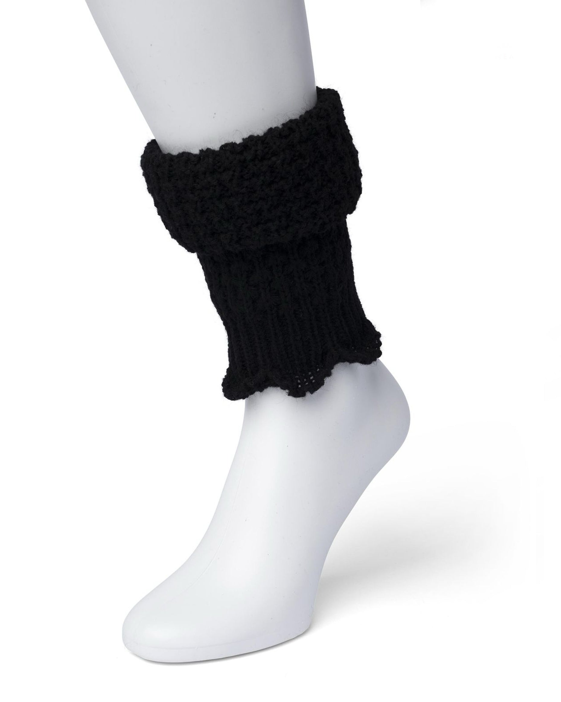 Bonnie Doon - Honeycomb Boot Top BN351789 - black leg warmer boot cuff