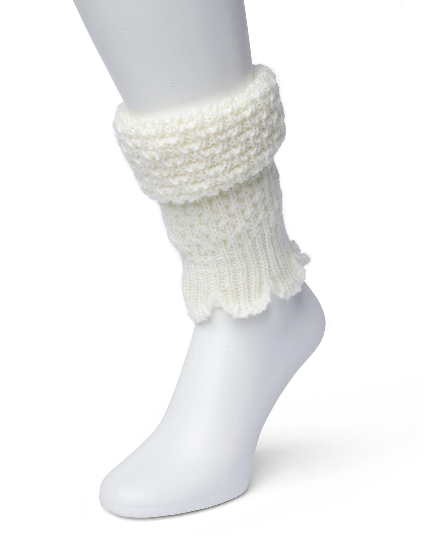 Bonnie Doon - Honeycomb Boot Top BN351789 - ivory cream leg warmer boot cuff