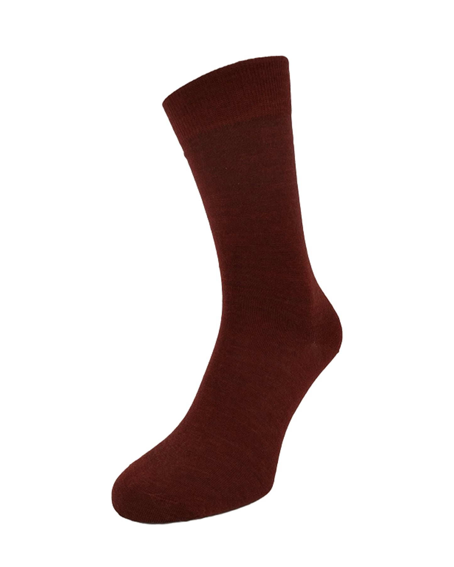 Bonnie Doon Wool/Cotton Sock BD631402 - Burgundy (bordeaux) warm thermal ankle socks perfect for the cold Winter weather