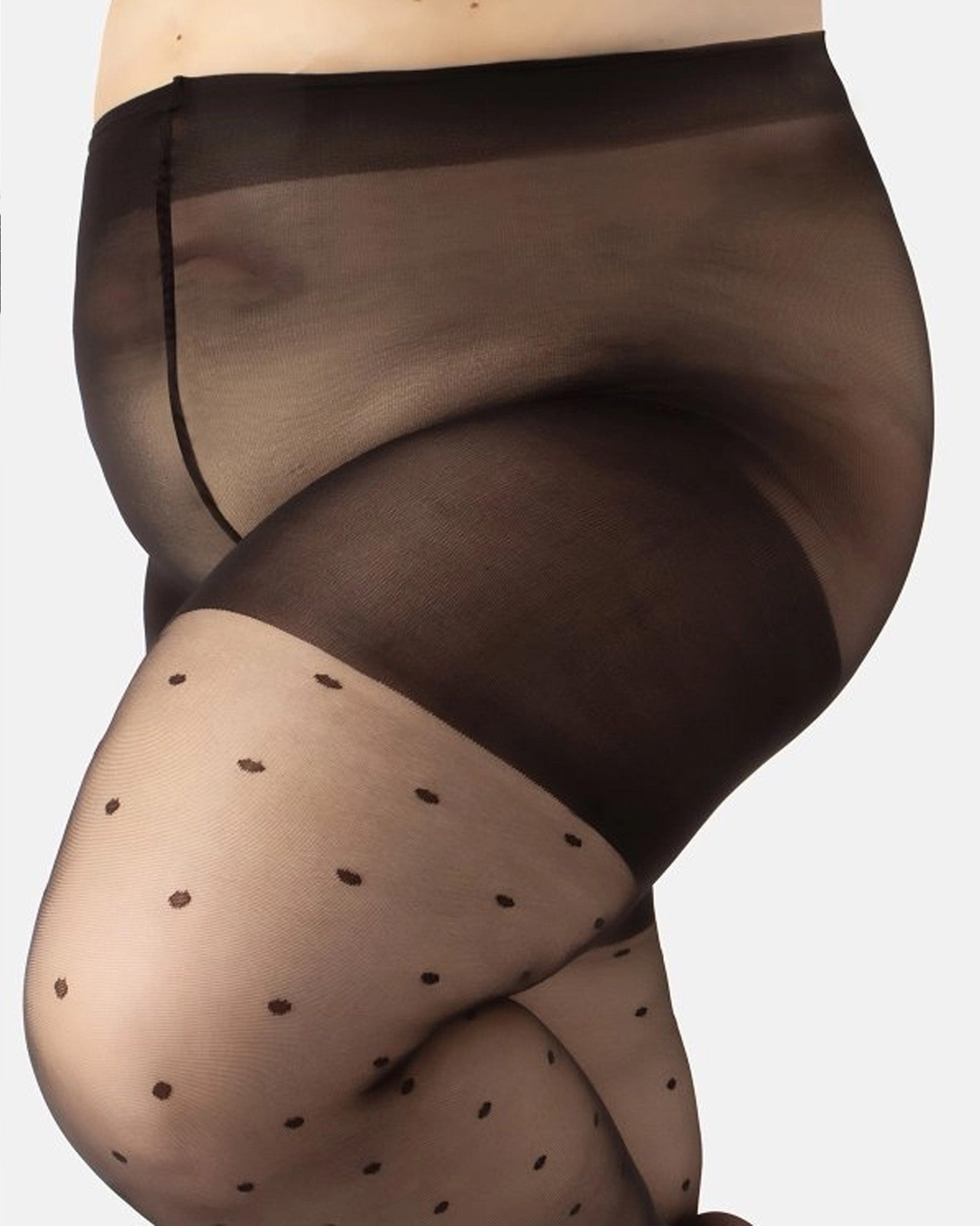 Calzitaly Curvy Polka Dot Tights Tights Dept. Ireland Worldwide Delivery tights dept