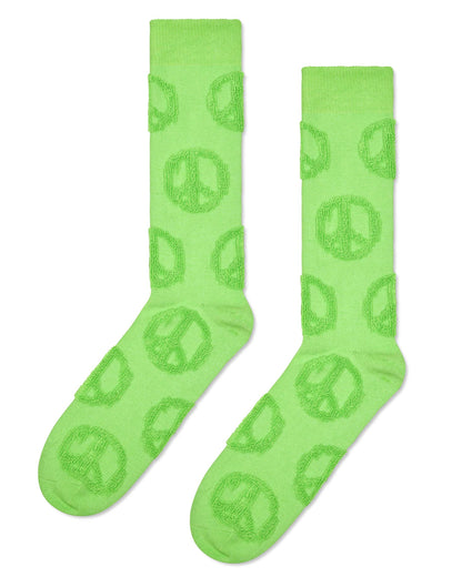 Terry Peace Sign Sock