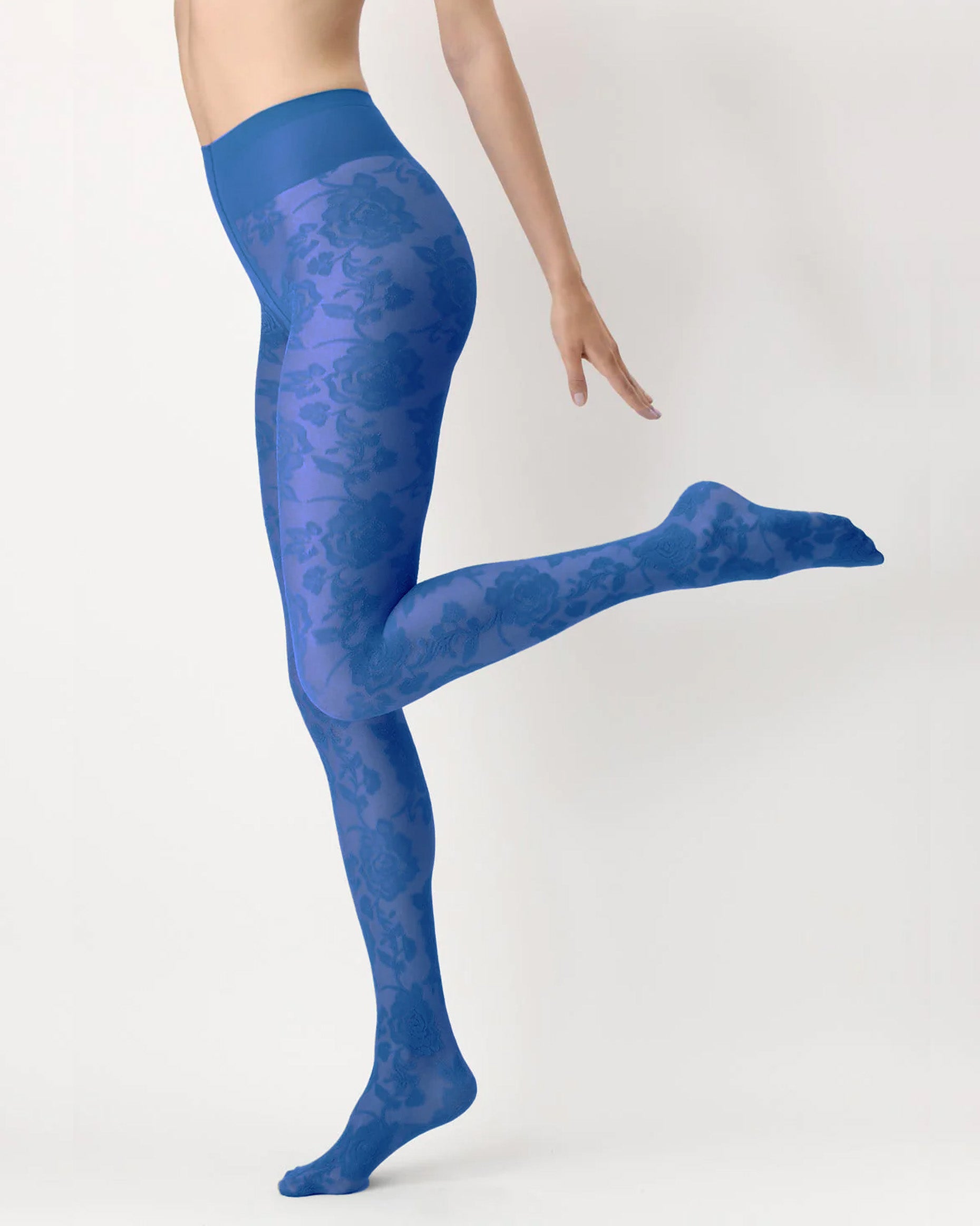 Buy Zelocity Mid Rise Leggings - Color Block Blue at Rs.698 online |  Activewear online