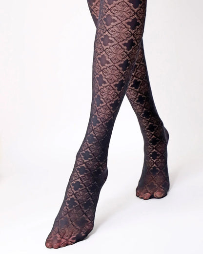 Jacquard Lace Tights