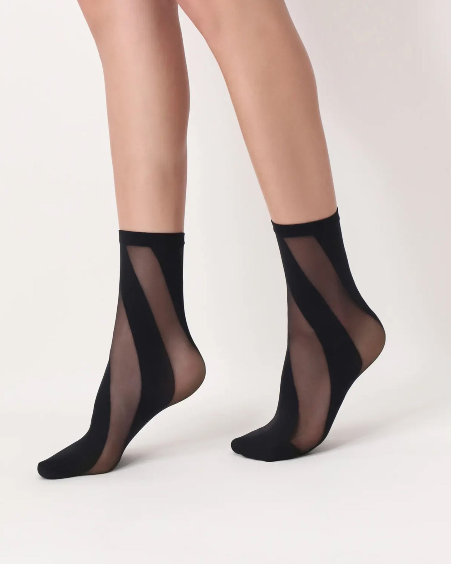 Black&Red High Socks Leggings - Carpatree