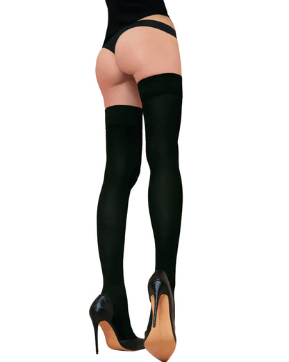 Trasparenze Miranda 70 Autoreggente - Black / nero matte opaque hold-ups / stay-ups