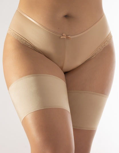 Calzitaly Natural Anti-Chafing Thigh Bands to help prevent thigh rash/chub rub