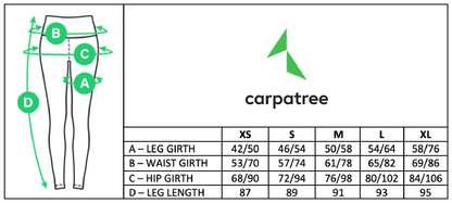 Carpatree - Size Chart