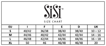 SiSi - Leggings Size Chart