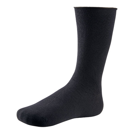 Ysabel Mora - 12726 Basico Sin Puno - no cuff cotton ankle socks in black