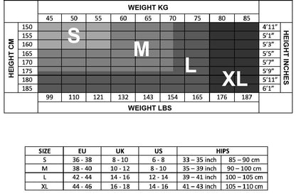 Ysabel Mora - Size Chart