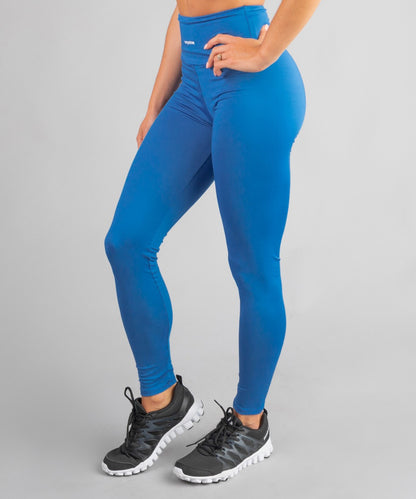 Carpatree High Waist Leggings - cobalt blue high waisted sports leggings, perfect activewear