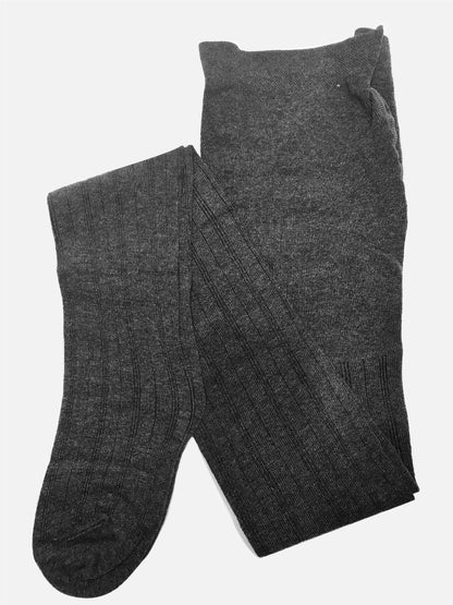 Osé Siberia Collant - dark grey wool and cotton knitted warm thermal tights.