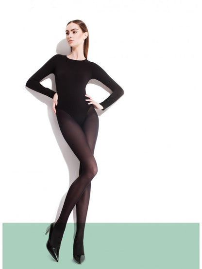 Fiore C 5106 Paula Tights - Classic semi-opaque tights with a reinforced boxer top. Available in cream, white and light grey