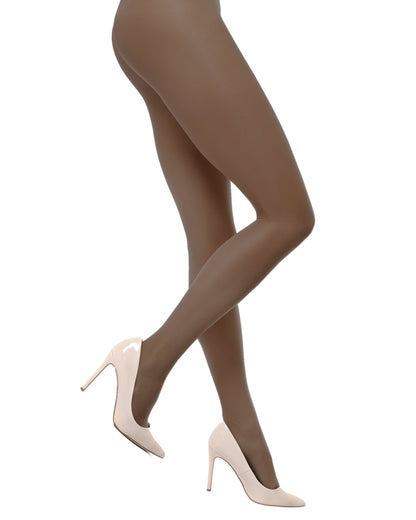 Trasparenze Oleandro 20 Denier Collant - Classic sheer transparent tights in dark brown (dark oak)